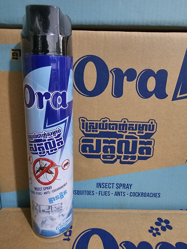 ថ្នាំបាញ់មូស អូរ៉ា Ora 600ml