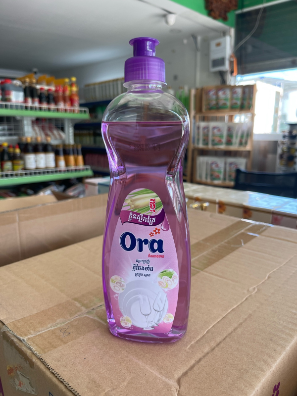 សាប៊ូលាងចាន អូរ៉ា Ora ស្លឹកគ្រៃ 380g