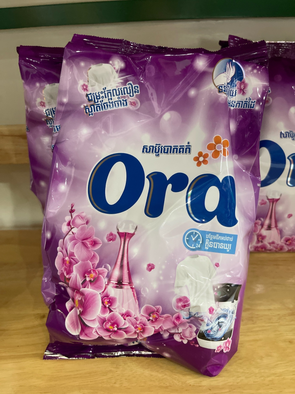 សាប៊ូម្សៅបោកខោអាវ  អូរ៉ា Ora​ 750g