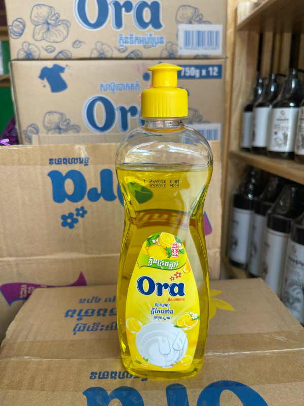 សាប៊ូលាងចាន អូរ៉ា Ora ក្រូច 380g