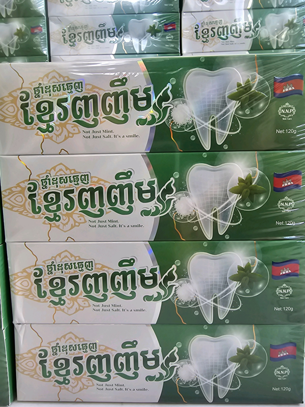 ថ្នាំដុសធ្មេញ ខ្មែរញញឹម NNP 120g
