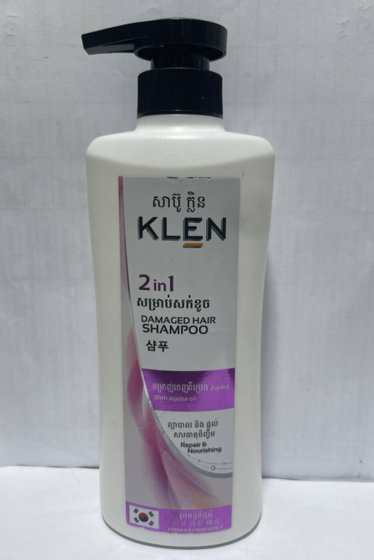 សាប៊ូកក់សក់ 2 in1 សក់ខូច ក្លិន 450ml